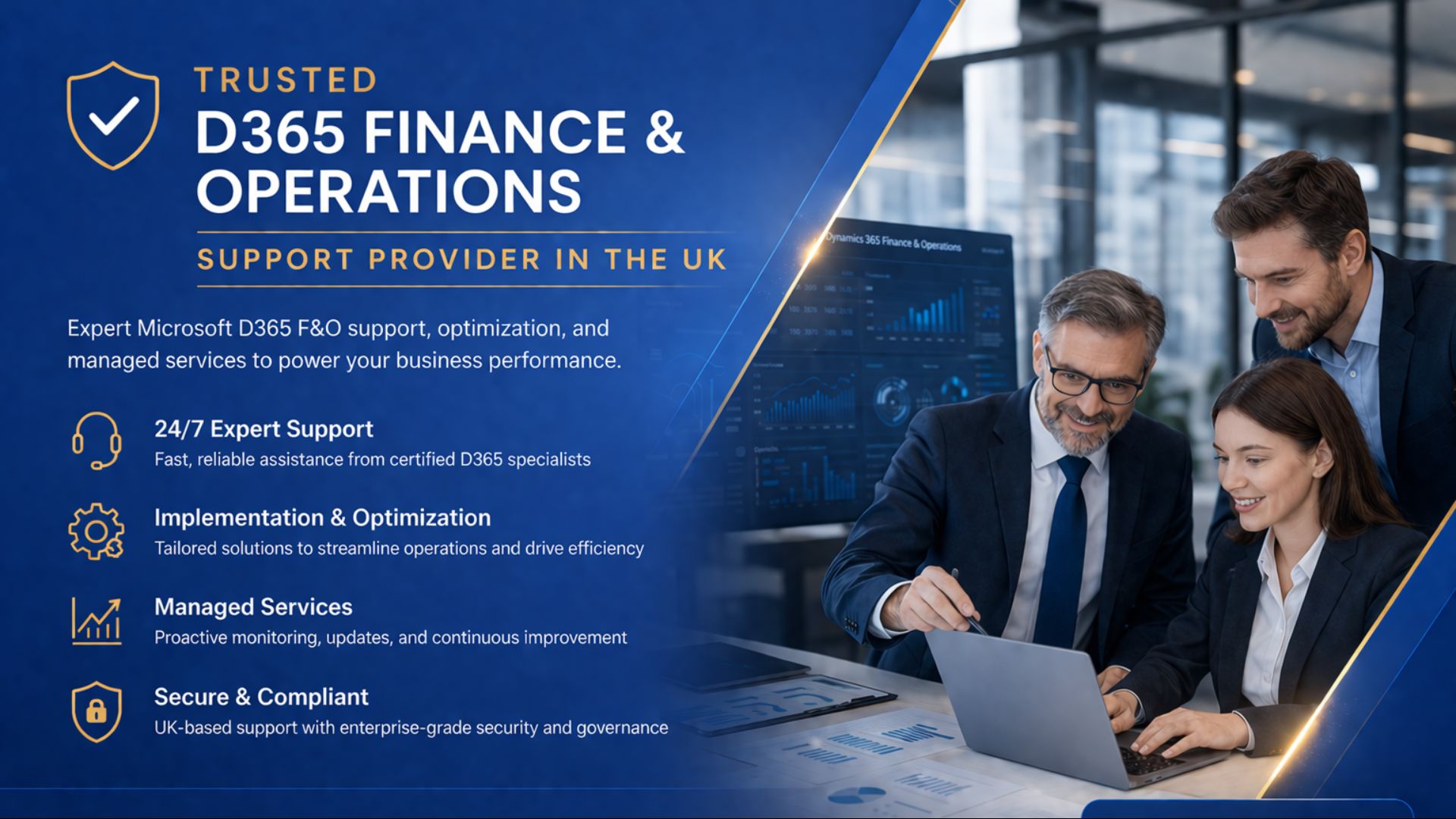 Trusted D365 Finance & Operations Support Provider in the UK